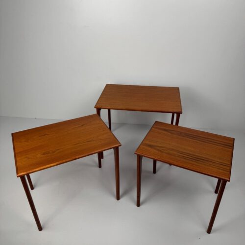 Set of Three Nesting Tables, Denmark, 1960s
