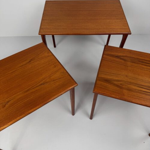 Set of Three Nesting Tables, Denmark, 1960s