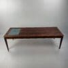 Bramin Rosewood Coffee Table with Ceramic Tile Inlay – Dated September 27, 1967