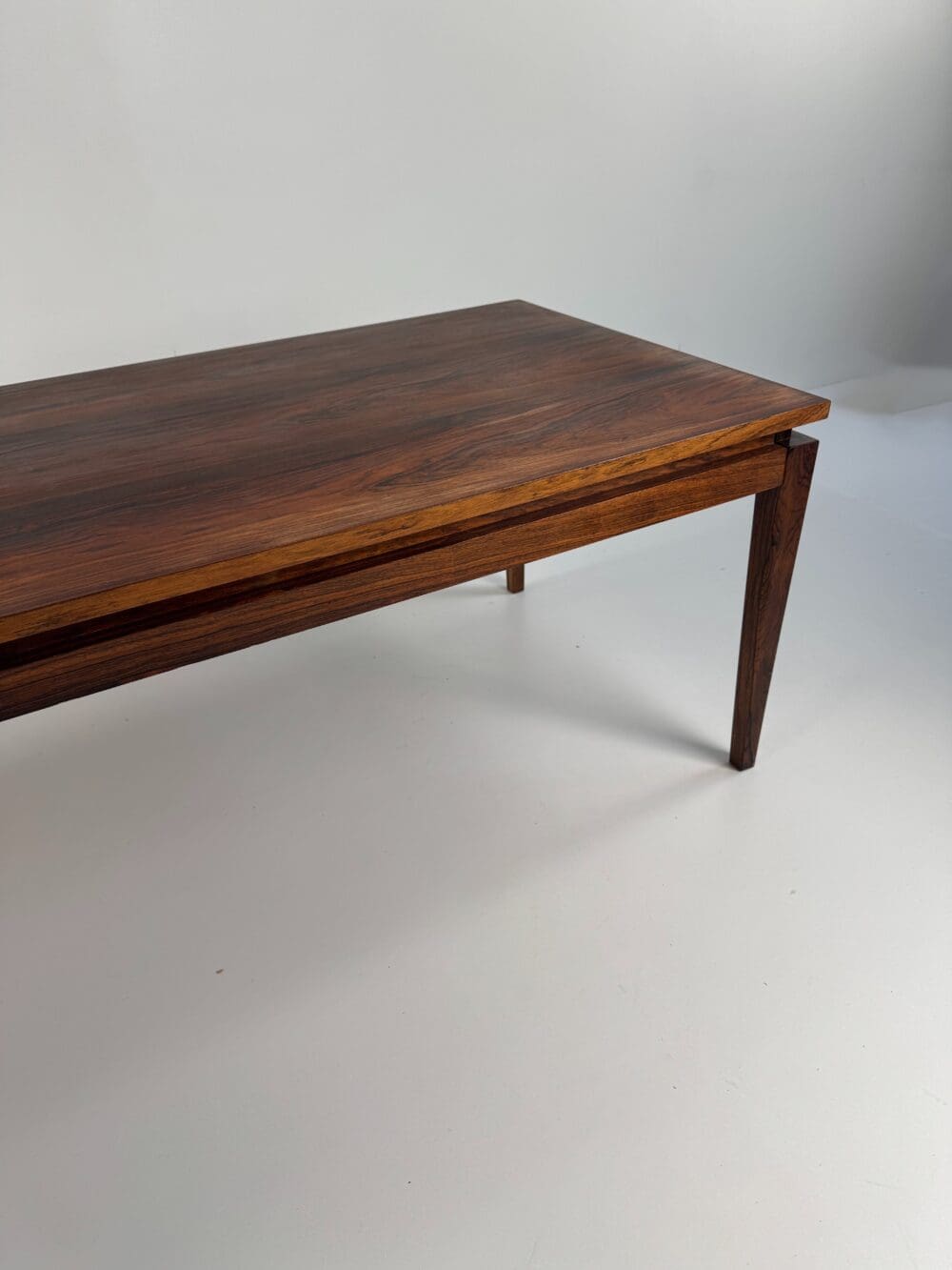 Bramin Rosewood Coffee Table with Ceramic Tile Inlay – Dated September 27, 1967