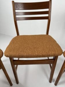 Set of 4 Danish Mid-Century Dining Chairs – Timeless Elegance