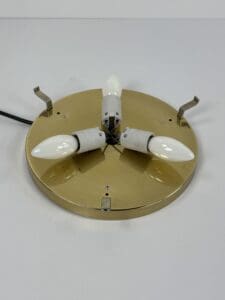 Bubble Glass Flush Mount / Wall Lamp, Germany, 1960s–1970s
