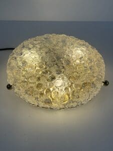 Bubble Glass Flush Mount / Wall Lamp, Germany, 1960s–1970s