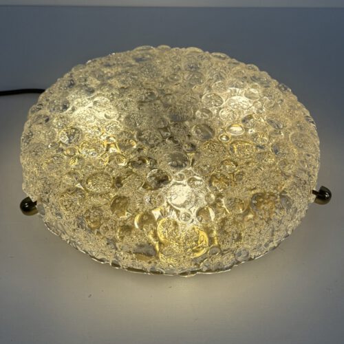 Bubble Glass Flush Mount / Wall Lamp, Germany, 1960s–1970s
