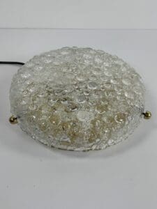 Bubble Glass Flush Mount / Wall Lamp, Germany, 1960s–1970s