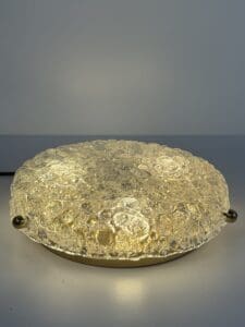 Bubble Glass Flush Mount / Wall Lamp, Germany, 1960s–1970s