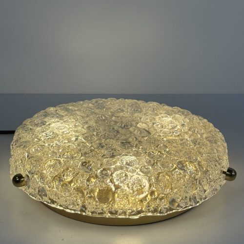 Bubble Glass Flush Mount / Wall Lamp, Germany, 1960s–1970s