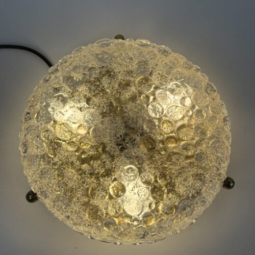 Bubble Glass Flush Mount / Wall Lamp, Germany, 1960s–1970s
