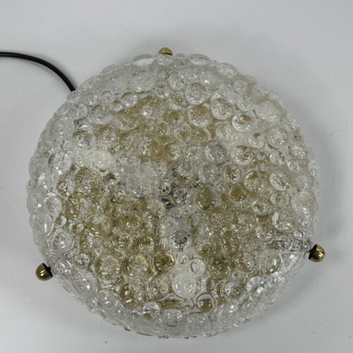 Bubble Glass Flush Mount / Wall Lamp, Germany, 1960s–1970s