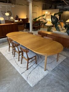 Henning Kjaernulf for Sorø Stolefabrik – Model 62 Extendable Oak Dining Table