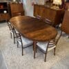 Danish Rosewood Extendable Dining Table – Stunning Grain