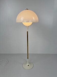 “Trixel” Floor Lamp by Bent Karlby for Lyfa – Sculptural Danish Modern Lighting
