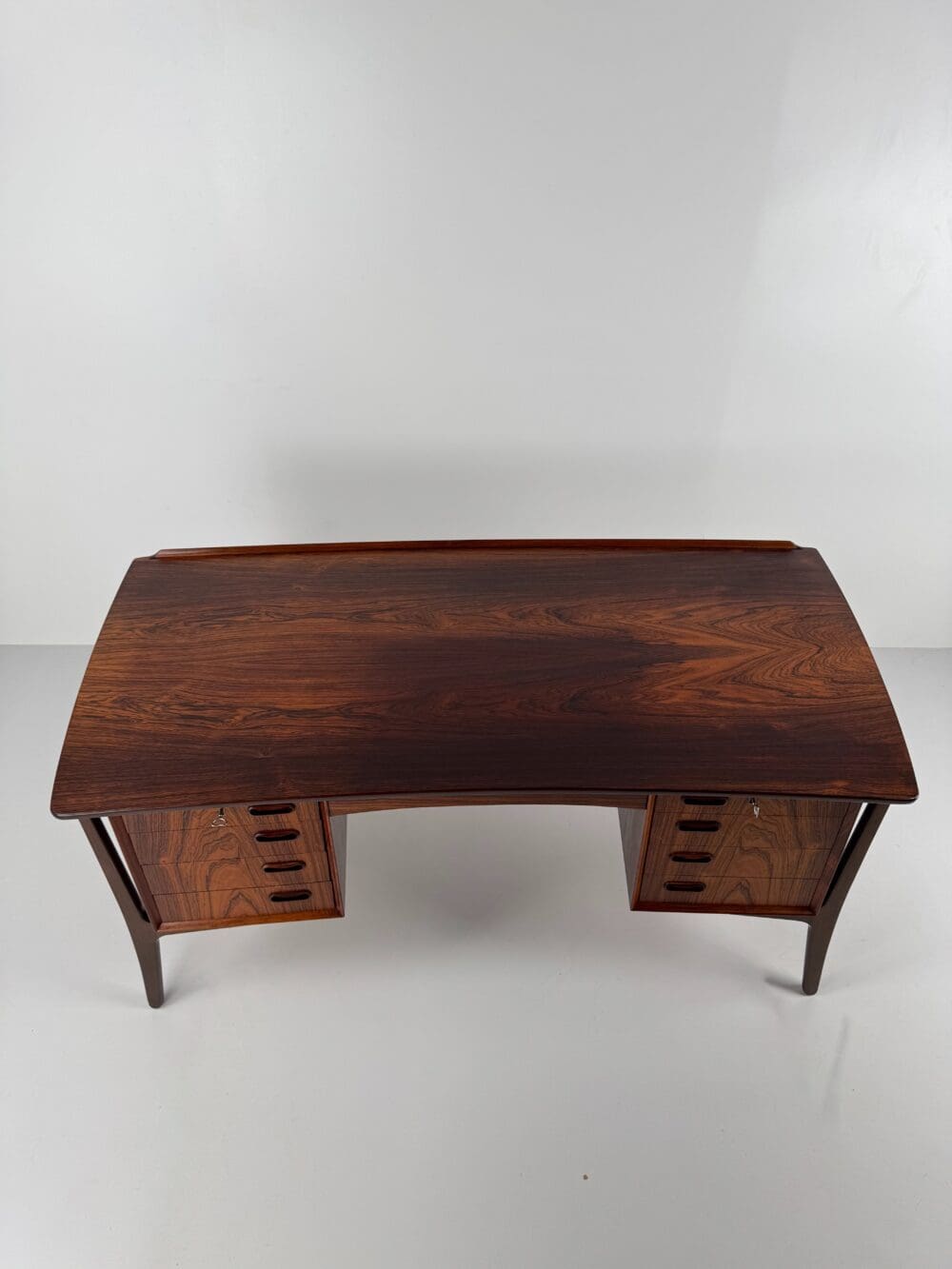 IMG_5042 Svend Aage Madsen Rosewood Executive Desk for H.P. Hansen – Danish Modern Masterpiece