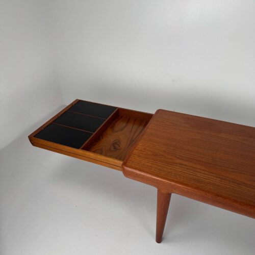 Johannes Andersen Coffee Table for CF Christensen – Danish Modern with Hidden Functionality