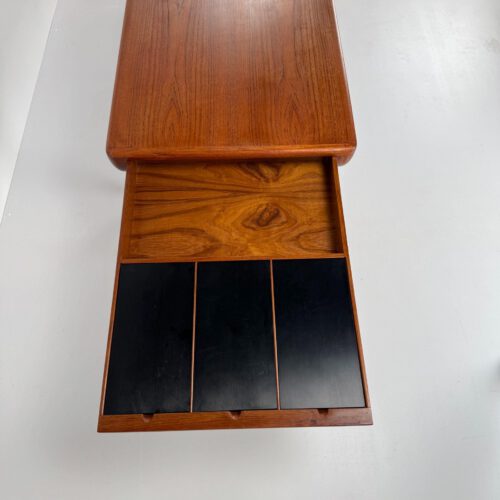 Johannes Andersen Coffee Table for CF Christensen – Danish Modern with Hidden Functionality