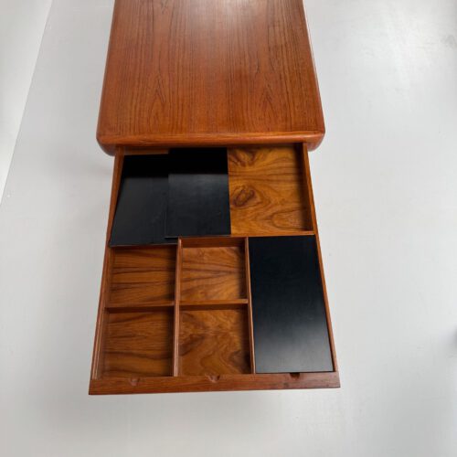 Johannes Andersen Coffee Table for CF Christensen – Danish Modern with Hidden Functionality