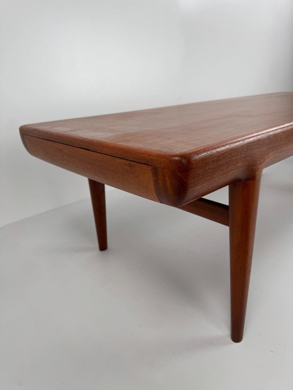 Johannes Andersen Coffee Table for CF Christensen – Danish Modern with Hidden Functionality