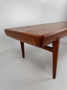 Johannes Andersen Coffee Table for CF Christensen – Danish Modern with Hidden Functionality