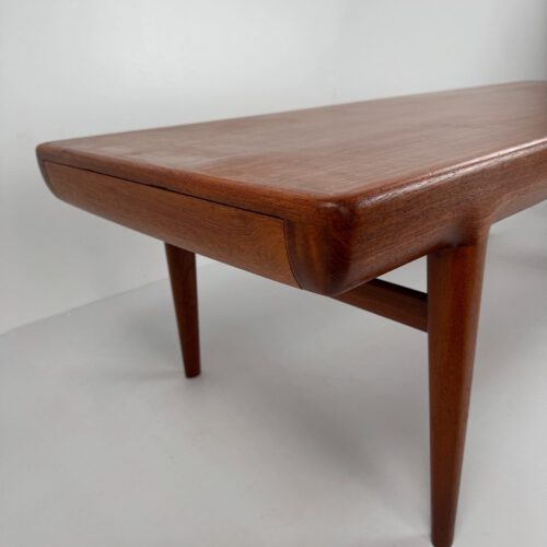 Johannes Andersen Coffee Table for CF Christensen – Danish Modern with Hidden Functionality
