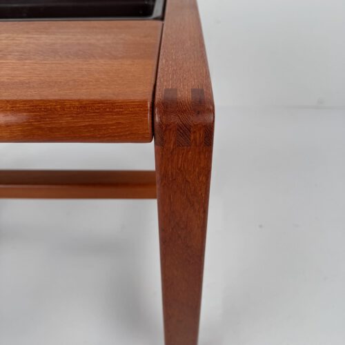 Solid Teak Side Table with Planter – Salling Stolefabrik Denmark