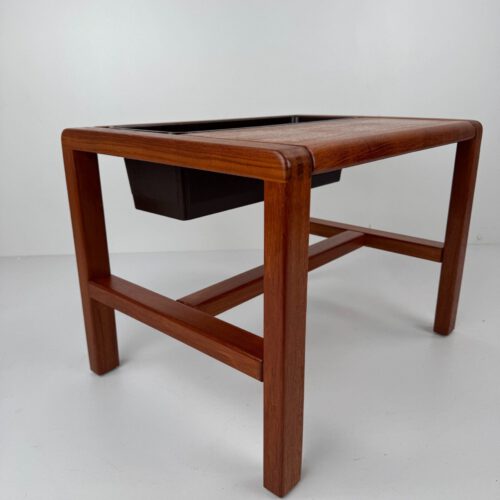 Solid Teak Side Table with Planter – Salling Stolefabrik Denmark