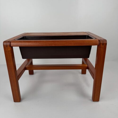 Solid Teak Side Table with Planter – Salling Stolefabrik Denmark