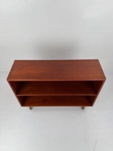 Danish teak bookcase by Søborg Møbler – classic Scandinavian simplicity
