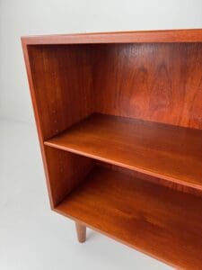 Danish teak bookcase by Søborg Møbler – classic Scandinavian simplicity