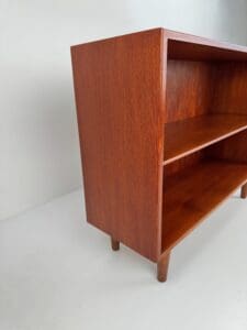 Danish teak bookcase by Søborg Møbler – classic Scandinavian simplicity