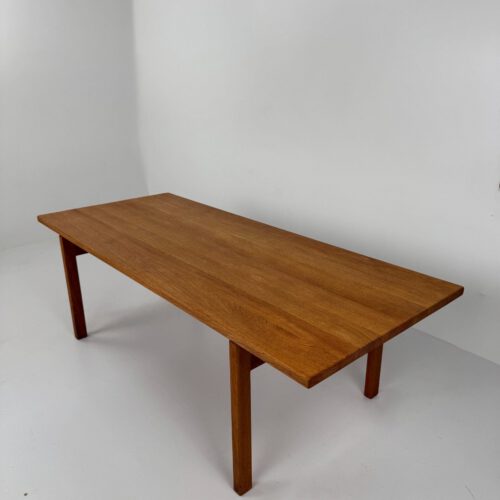 Solid Oak Coffee Table, Hans J. Wegner for Andreas Tuck, Denmark, 1960s