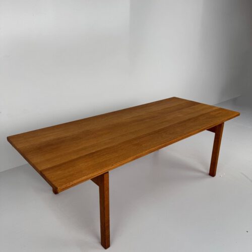 Solid Oak Coffee Table, Hans J. Wegner for Andreas Tuck, Denmark, 1960s