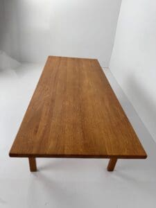Solid Oak Coffee Table, Hans J. Wegner for Andreas Tuck, Denmark, 1960s