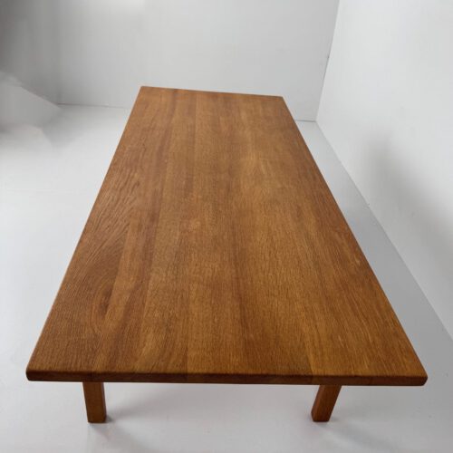 Solid Oak Coffee Table, Hans J. Wegner for Andreas Tuck, Denmark, 1960s