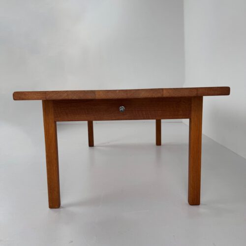 Solid Oak Coffee Table, Hans J. Wegner for Andreas Tuck, Denmark, 1960s