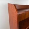 Danish Teak Bookcase with Extractable Desk – Elegant Mid-Century Workspace