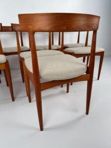 Model No. 7 Dining Chairs, Johannes Andersen for Uldum Møbelfabrik, Denmark, 1960s