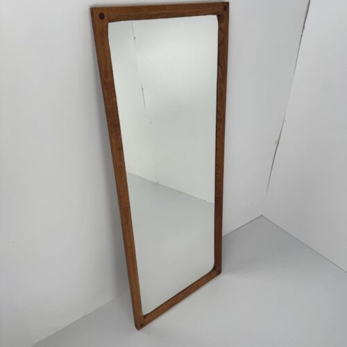 Model 165 Oak Wall Mirror, Aksel Kjersgaard, Denmark, 1960s