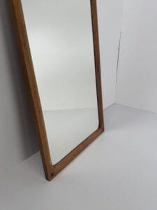 Model 165 Oak Wall Mirror, Aksel Kjersgaard, Denmark, 1960s