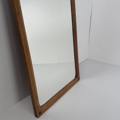 Model 165 Oak Wall Mirror, Aksel Kjersgaard, Denmark, 1960s