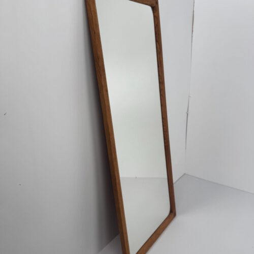 Model 165 Oak Wall Mirror, Aksel Kjersgaard, Denmark, 1960s