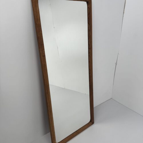 Model 165 Oak Wall Mirror, Aksel Kjersgaard, Denmark, 1960s