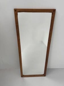 Model 165 Oak Wall Mirror, Aksel Kjersgaard, Denmark, 1960s