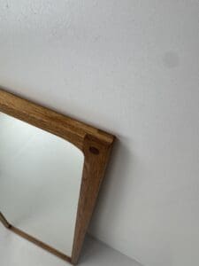 Model 165 Oak Wall Mirror, Aksel Kjersgaard, Denmark, 1960s
