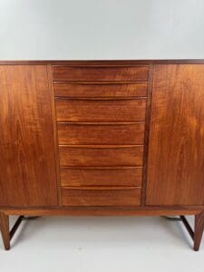 Kurt Løvig for Faarup Møbelfabrik Danish Credenza – Sculptural Teak Masterpiece