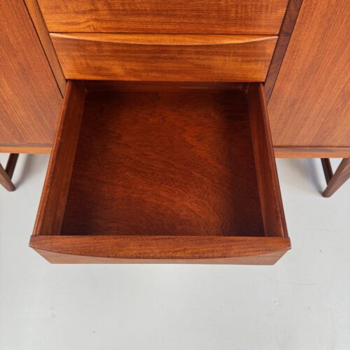 Kurt Løvig for Faarup Møbelfabrik Danish Credenza – Sculptural Teak Masterpiece