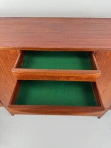 Kurt Løvig for Faarup Møbelfabrik Danish Credenza – Sculptural Teak Masterpiece