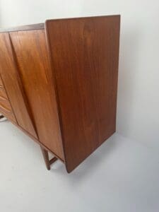 Kurt Løvig for Faarup Møbelfabrik Danish Credenza – Sculptural Teak Masterpiece
