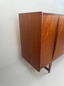 Kurt Løvig for Faarup Møbelfabrik Danish Credenza – Sculptural Teak Masterpiece