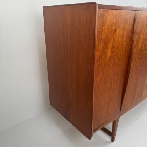 Kurt Løvig for Faarup Møbelfabrik Danish Credenza – Sculptural Teak Masterpiece