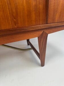 Kurt Løvig for Faarup Møbelfabrik Danish Credenza – Sculptural Teak Masterpiece